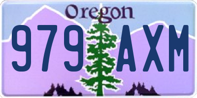 OR license plate 979AXM