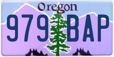 OR license plate 979BAP
