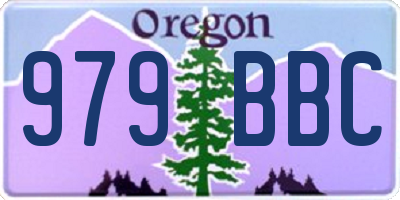 OR license plate 979BBC