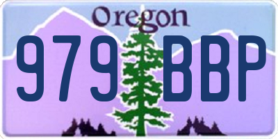 OR license plate 979BBP