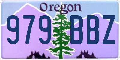 OR license plate 979BBZ