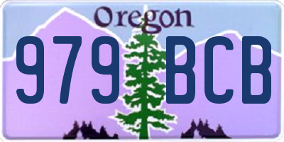 OR license plate 979BCB