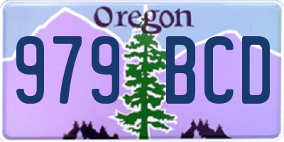 OR license plate 979BCD