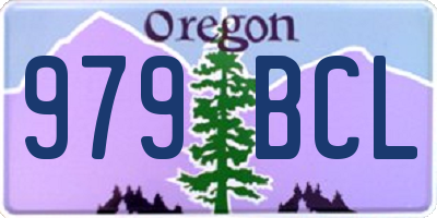 OR license plate 979BCL