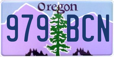 OR license plate 979BCN