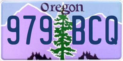OR license plate 979BCQ