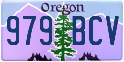 OR license plate 979BCV