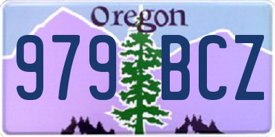OR license plate 979BCZ