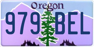OR license plate 979BEL