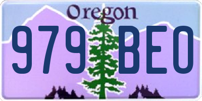 OR license plate 979BEO