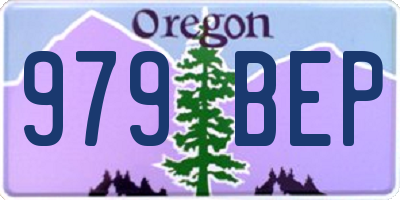 OR license plate 979BEP