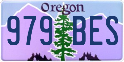 OR license plate 979BES