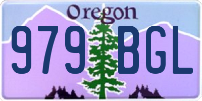 OR license plate 979BGL