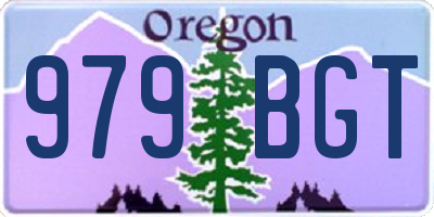 OR license plate 979BGT