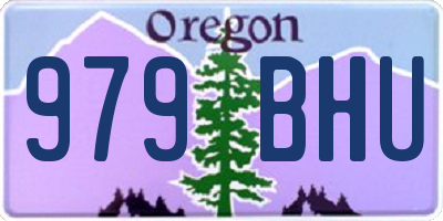 OR license plate 979BHU