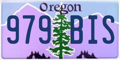 OR license plate 979BIS