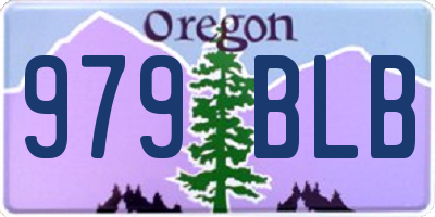 OR license plate 979BLB