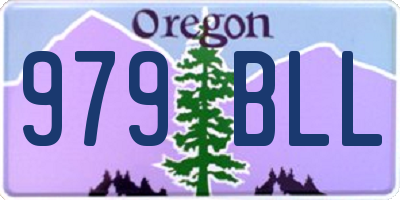 OR license plate 979BLL