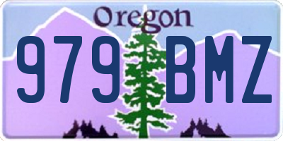 OR license plate 979BMZ