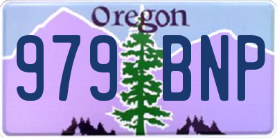 OR license plate 979BNP