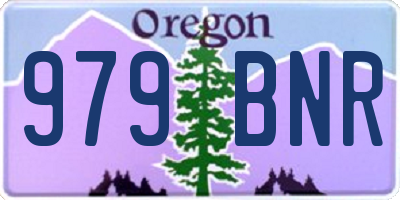 OR license plate 979BNR