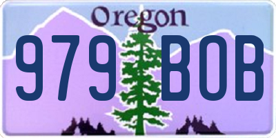 OR license plate 979BOB