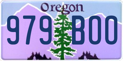 OR license plate 979BOO