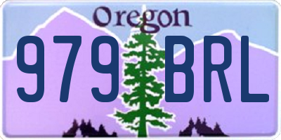 OR license plate 979BRL