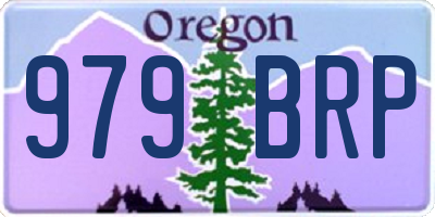 OR license plate 979BRP