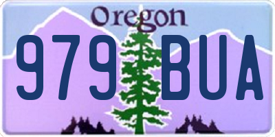 OR license plate 979BUA