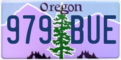OR license plate 979BUE