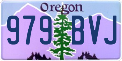OR license plate 979BVJ