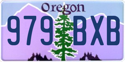 OR license plate 979BXB