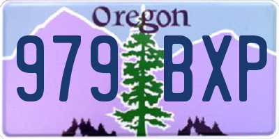 OR license plate 979BXP