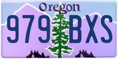 OR license plate 979BXS