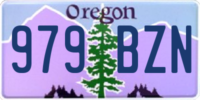 OR license plate 979BZN