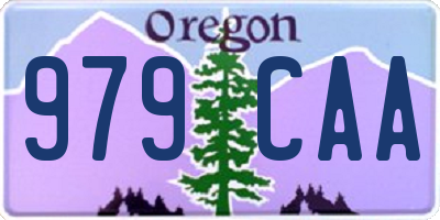 OR license plate 979CAA