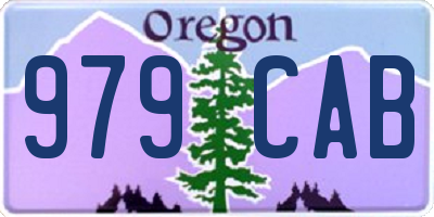 OR license plate 979CAB