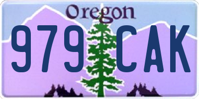 OR license plate 979CAK