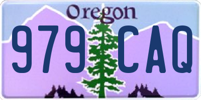 OR license plate 979CAQ