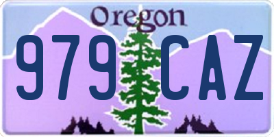 OR license plate 979CAZ