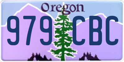 OR license plate 979CBC