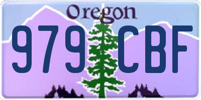 OR license plate 979CBF