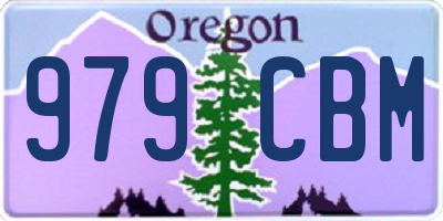 OR license plate 979CBM