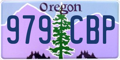 OR license plate 979CBP