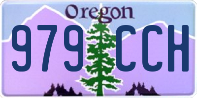 OR license plate 979CCH