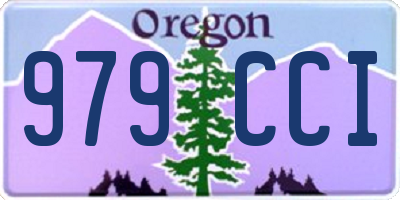 OR license plate 979CCI
