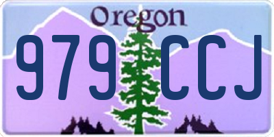 OR license plate 979CCJ