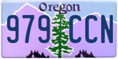 OR license plate 979CCN