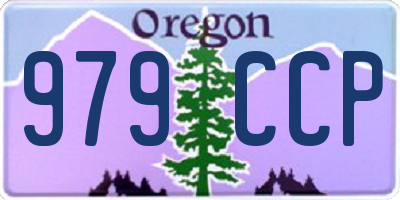 OR license plate 979CCP